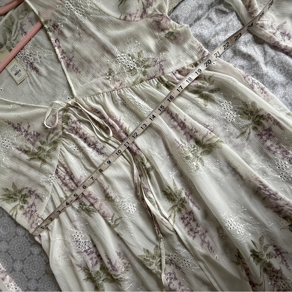 Francesca’s Embroidered Floral Kimono Size L/XL New with Tags - Picture 10 of 10